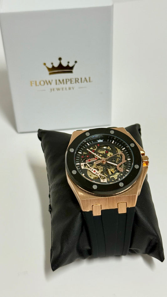 Flow Imperial Gold&black Black ring