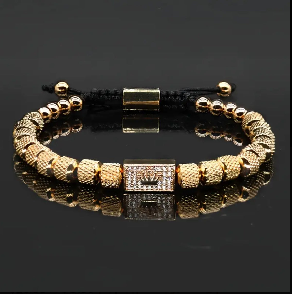 Pulsera corona real.