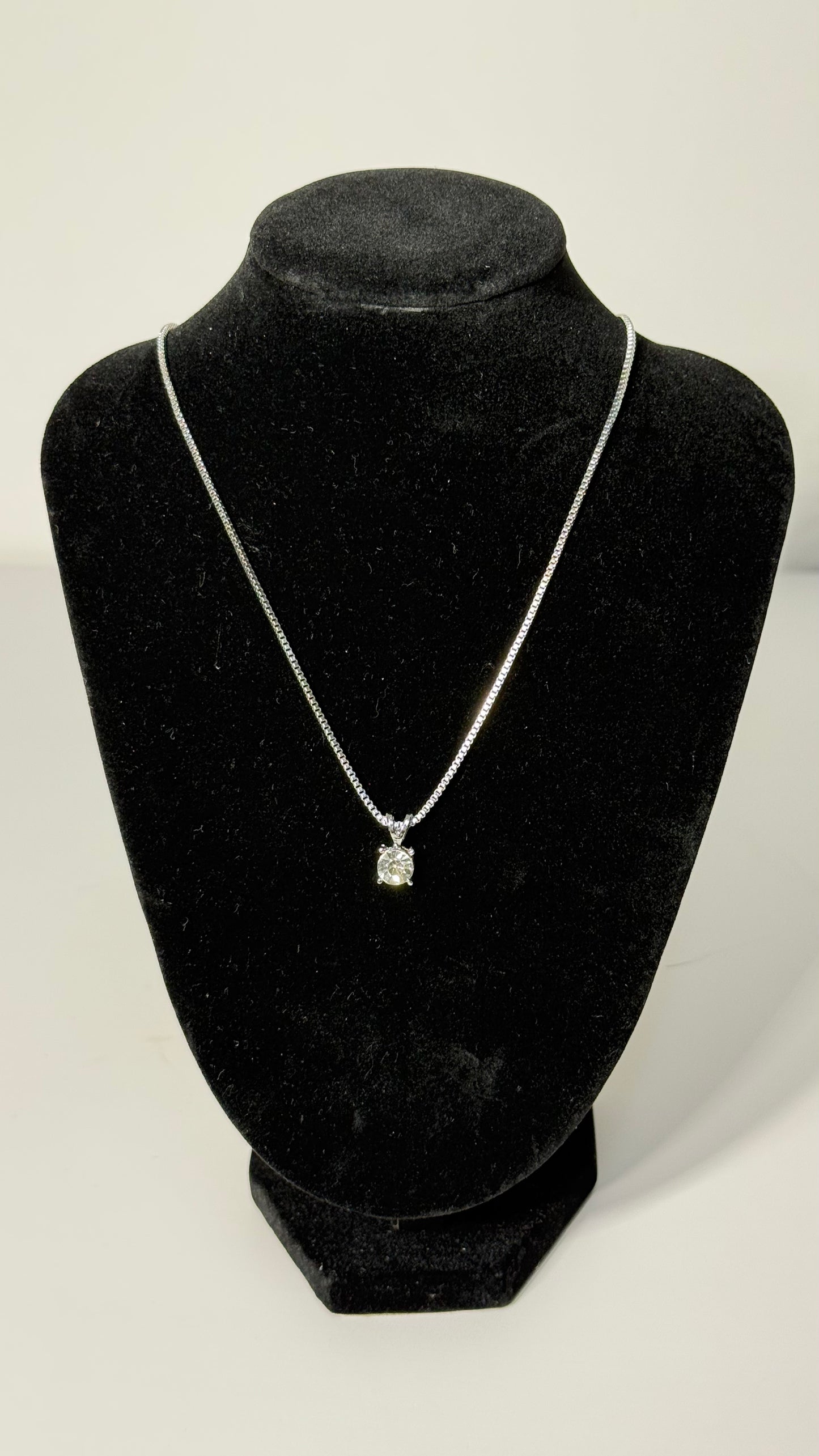 Collar plata 925 cristal zirconia.