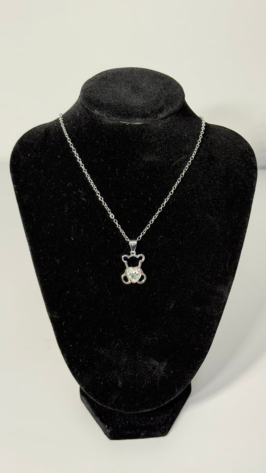 Collar de oso en acero inoxidable.