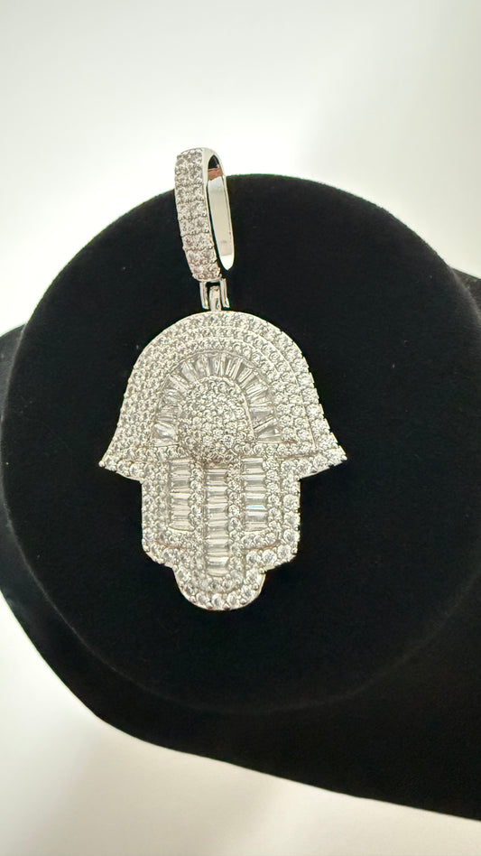 Fátima Hamsa Silver
